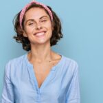 confident smile with white teeth